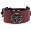 náramok unisex - red - LEATHER & STEEL FASHION - LSF1 60-a