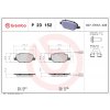 Sada brzdových platničiek, vždy 4 kusy v sade BREMBO P 23 152 (P23152)