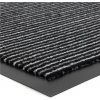 Antracitová vnútorná čistiaca rohož FLOMA Scala - D 80cm, Š 120cm a V 0,5cm 81715056