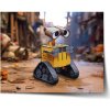 Sablio Plagát Wall-E robot Mesto - 60x40 cm