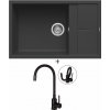 Elleci UNICO 310 G40 full black + Deante NEO LUNO BOC N72M čierna matná