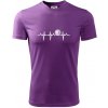 EKG basketbal - Pánske tričko Fantasy športové - 2XL ( Fialová )