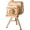 Robotime Drevené 3D puzzle Historický fotoaparát 140 ks