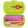 Curaden International AG CURAPROX Travel set zelený (1x zubná kefka, 2x medzizubná kefka CPS, 1x zubná pasta 10 ml) 1x1 set