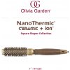 Olivia Garden Ceramic + Ion Nano Thermic Shaper Brush NTS-20 profesionální čtvercový foukací kefa 20 mm