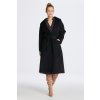 Gant Handstitchid belted coat čierna