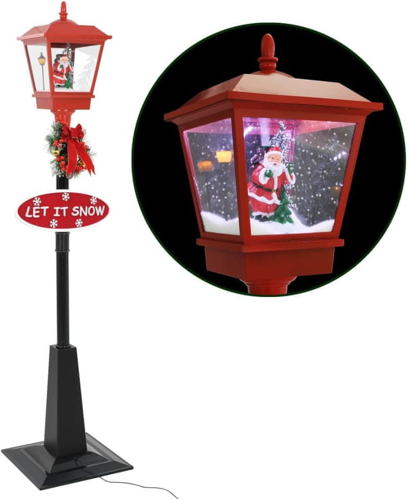 Greatstore Vianočná pouličná lampa so Santom 180 cm, LED od 147 € -  Heureka.sk