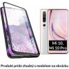 Luxria Double Glass Magnetic - Čierne presklené magnetické púzdro pre Xiaomi Pre Xiaomi: Mi 10, Mi 10 Pro
