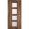 Solodoor Interiérové dvere Zenit XXIII presklené, 80 L, fólia orech