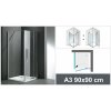Aquatek BETTER BETTERA3CH9062P (Kvalitný sprchový kút s moderným dizajnom)