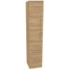Mereo, Mereo Bino, kúpeľňová skrinka vysoká 163 cm, ľavá, Multidecor, Jaseň horský, MER-CN697JASH