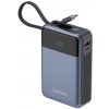 Canyon OnPower 600, Powerbank, 20.000 mAh, displej, in: USB-C, out: USB-C, PD 65W/ USB-A, QC3 22,5W, integr. kábel CNS-CPB600DG