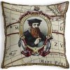 ARTICA veľká gobelínová obliečka na vankúš Gerhard Mercator obliečka 55/55
