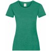 Green Valueweight Fruit of the Loom T-shirt zelená S Fruit of the Loom 5904882078230