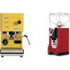 Profitec GO, yellow + Eureka Mignon Perfetto, CR ferrari red