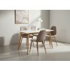 Noela Jedálenský set SCANDINAVIA 120 biely + 4x stolička MARIE béžová