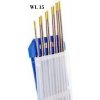 Wolfrámová elektróda WL15 2,4mm / zlatá