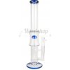WeedShop Sklenený bong 8-arm 45 cm Modrá