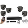 MS AI hybrid Light IP 5 kamerový set so switchom 5 Mpix GDome (6142K5B) (Monitorrs Security)