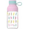 Quokka Plastová fľaša Ice Kids s pútkom Feathers 430 ml