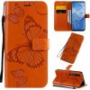 Peňaženkové 3D puzdro na Xiaomi Mi 10/Mi10 Pro - Oranžový
