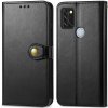 VSETKONAMOBIL 35473 LEATHER BUCKLE Peňaženkový obal Umidigi A9 Pro čierny