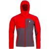 High Point VERSA HOODY jacket red/iron gate