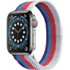 AppleKing Štvorfarebný remienok milánsky ťah pre Apple Watch 42mm / 41mm / 40mm / 38mm - modro-červený - možnosť vrátiť tovar ZADARMO do 30tich dní