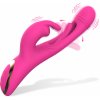 SuperLove 3in1 Flapping Rabbit G-Spot Vibrator Pink