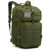 Mobilly Taktický armádny batoh, bedrový a hrudný pás, systém MOLLE, 45 l, zelený SR369 green