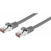 C-TECH CB-PP6F-15 patch, Cat6, FTP, 15m, šedý