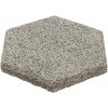 Fibrotech Akustický obkladový panel Hexagon, biely cement, drevitá vlna, 250 × 289 × 25 mm, signálna sivá, 18 ks, 2132450
