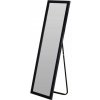 STOJACIE ZRKADLO PODLAHOVÉ v čiernom úzkom ráme 125x36 cm vysoké, štýlové
