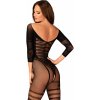 Obsessive G329 Bodystocking Black XL/XXL