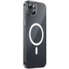 Puzdro na telefón Baseus Magnetic Crystal Clear pre iPhone 13 (priehľadné) s ochranným krytom displeja z tvrdeného skla a čistiacou sadou