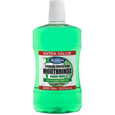 Beauty Formulas Active Oral Care Mouthrinse Green Mint 750 ml