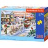 CASTORLAND Puzzle Vianoce prichádzajú 180 dielikov