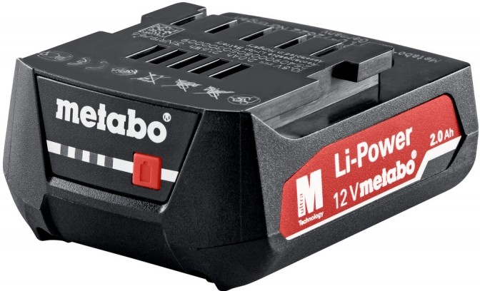 Metabo 12 V, 2,0 AH, LI-POWER, 625406000