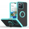 Ring Holder kryt Q Shadow na Honor X8 5G/X6 - Svetlo modrá