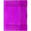 Karton P + P Odkladacia mapa 3 chlopne s gumou PP Neo Colori ružová