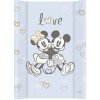 CEBA Podložka prebaľovacia s pevnou doskou COMFORT 50x70 Disney Minnie & Mickey Blue
