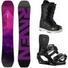 Raven Destiny snowboard + Gravity Rise black viazanie + Gravity Bliss black/white topánky - 139 cm + S (EU 37)