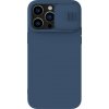 Nillkin Nillkin CamShield Silky silikónové púzdro iPhone 14 Pro Max silikónový kryt s ochranou fotoaparátu modrý