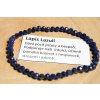 Lapis Lazuli brúsený náramok 4mm | Dodáva pocit istoty a bezpečia