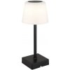GLOBO 28061S XAYDEN dotyková stolná lampička V255mm LED 2W 120/100lm 3000-6500K čierna, opálová, USB Cable incl.