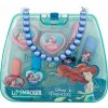 Lip Smacker Disney Princess Ariel Mini Makeup Bag balzám na rty 2 x 3,4 g + krémový lesk na rty 2 x 2 g + lak na nehty 2 x 4,25 g + prsten + plastová kabelka