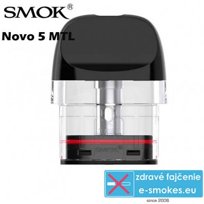Smoktech Novo 5 MTL cartridge 0,7ohm 2ml (náhradný tank (POD))