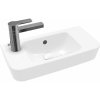 VILLEROY & BOCH O.novo Compact závesné umývadielko s otvorom vľavo, s prepadom, 500 x 250 mm, biela alpská, 4342L501