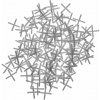 Plastový dištančný krížik na obklady WORKPRO - 2 mm - 250ks - WP329034