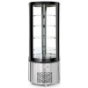 Chladicí vitrína, kulatá, Arktic, 360L, 220-240V/460W, ⌀680x(H)1755mm | HENDI, 233832